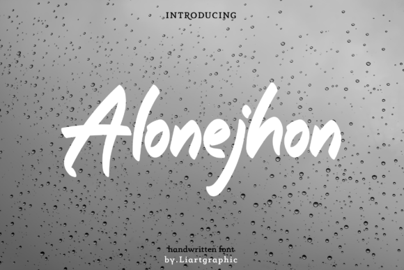 Alonejhon: A Font for Creative Campaigns