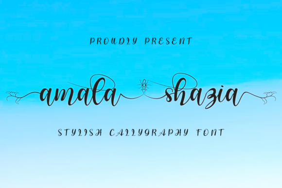 Amala Shazia Font for Business Branding