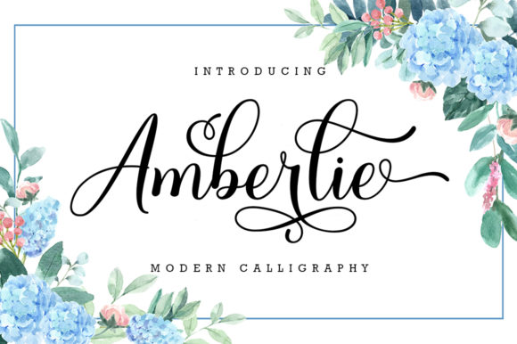 Amberlie: A Flowing Script Font