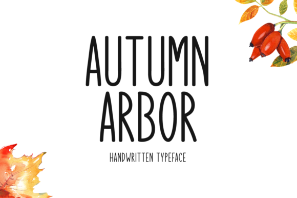 Autumn Arbor Font for Creative Projects