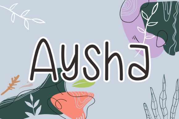 Aysha: A Handwritten Font for Web Design