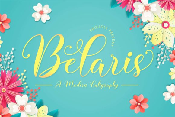 Belaris: A Script Font for Elegant Web Design