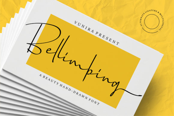 Bellimbing: A Flowing Script Font