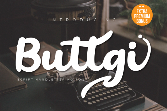Buttgi: A Handwritten Font for Creative Web Design
