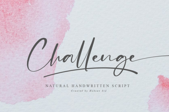 Challenge: A Flowing Handwritten Font