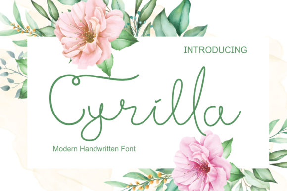Cyrilla: A Stylish Handwritten Font