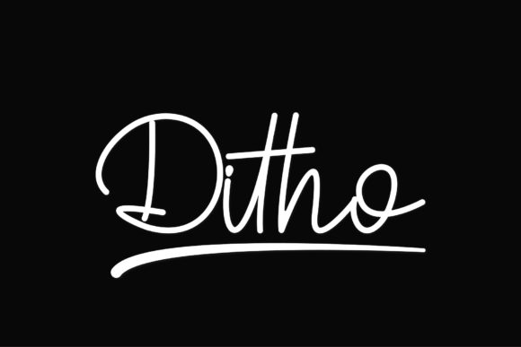 Ditho: A Friendly Font for Bold Campaigns