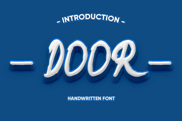 Door: A Handwritten Font for Elegant Design