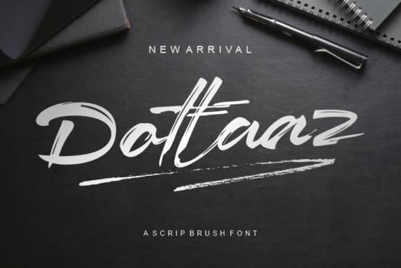 Dottaaz: A Brush Script Font for Creative Projects