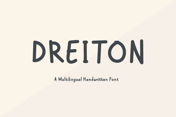 Dreiton: A Friendly Font for Business