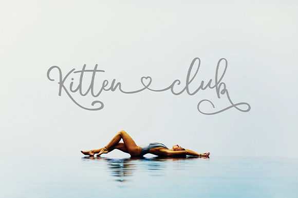 Kitten Club Review: A Script Font for Creative Projects