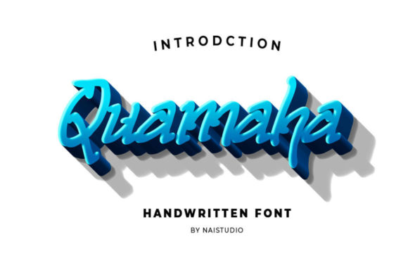 Quamaha: A Handwritten Font for Creative Publishing