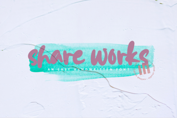 Share Works Font for Creative Design