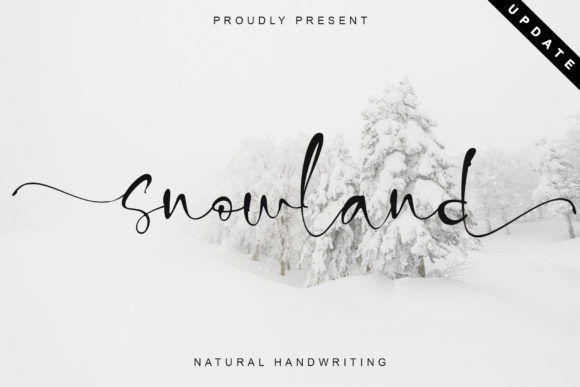 Snowland Font: Elegant Handwritten Style
