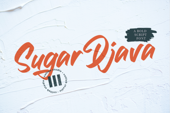 Sugar Djava: A Bold Script Font for Web Design