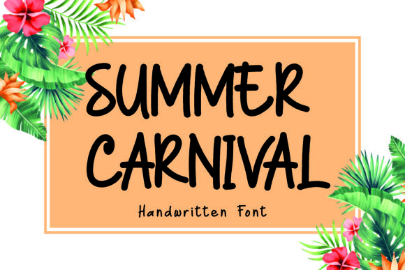 Summer Carnival Font for Creative Campaigns